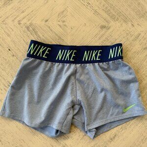 Nike girls blue shorts